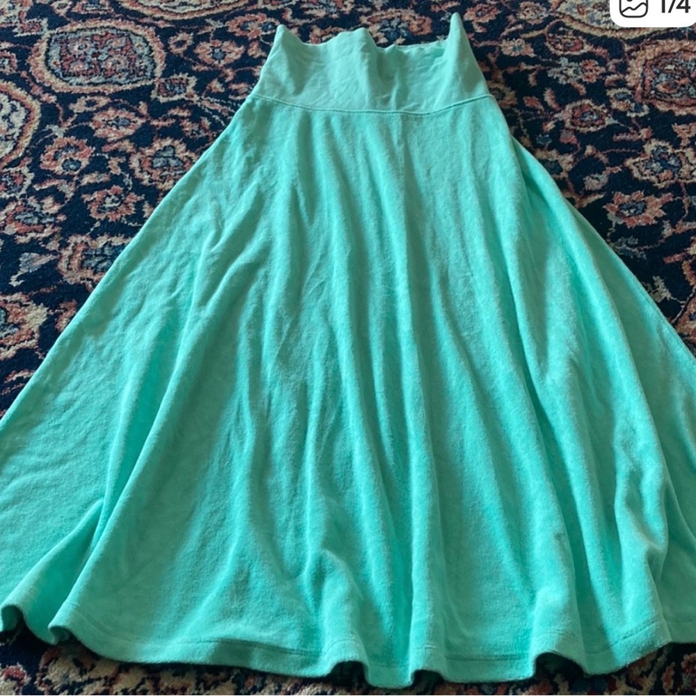 Victoria's Secret Flared Skirt in Aqua Green